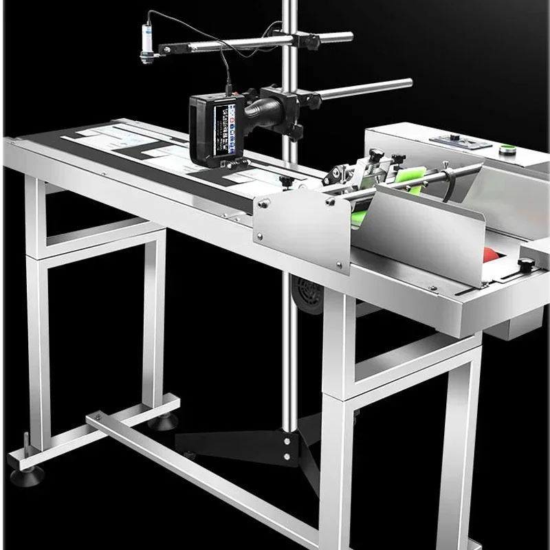 ポケットベルの電気自動印刷機のアップグレード、組立ラインコンベヤテーブル高速調整可能なオンライン印刷プロ