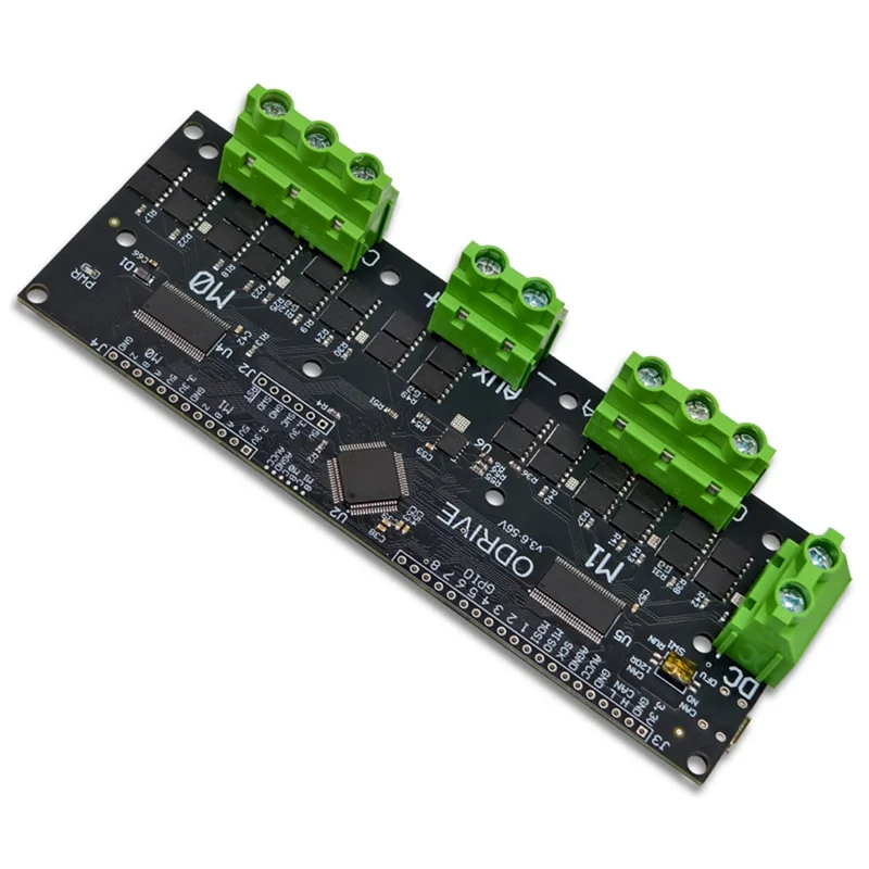 

Новинка!Odrive3.6 56 В FOC-BLDC Сервоконтроллер с двумя двигателями STM32F4 Поддержка нескольких энкодеров Odrive3.6 Плата управления двигателем 12-56 В