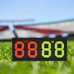 Football Manual Substitution Board 4 Digits Out in Easily Operate Practical Flip Card For Referees Football Volleyball Supplies