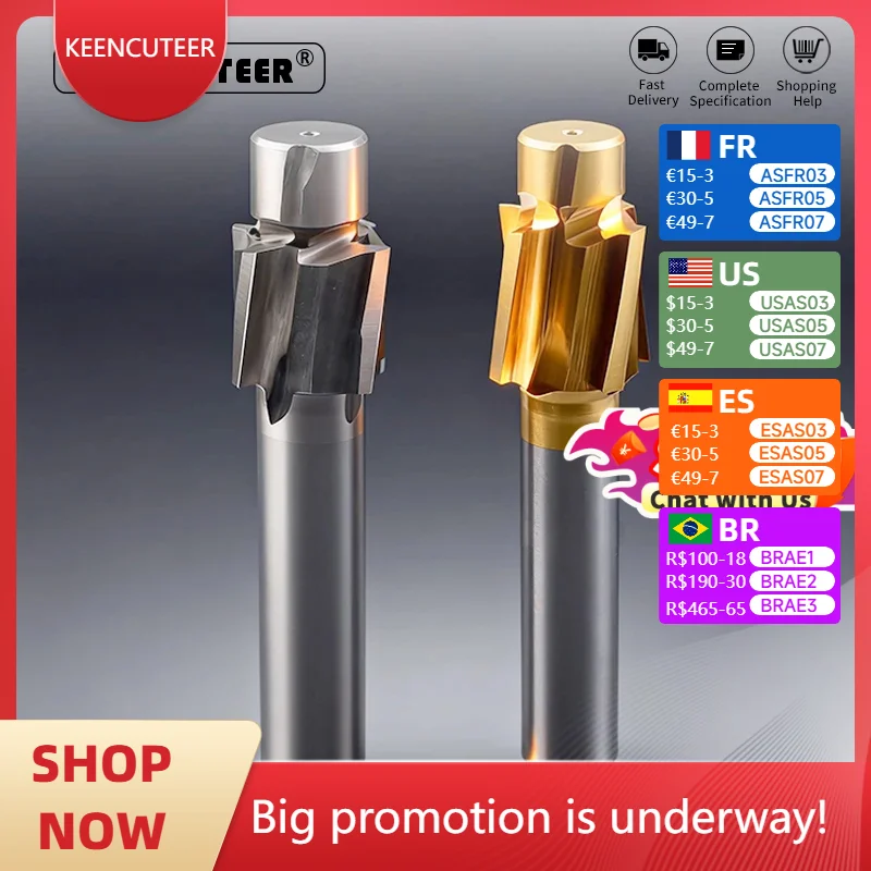 M35/6542 Cobalt-Containing Countersink Milling Cutter Flat Bottom Countersink Drill With Guide PillarM3M4M5M6M8M10M12M14M16