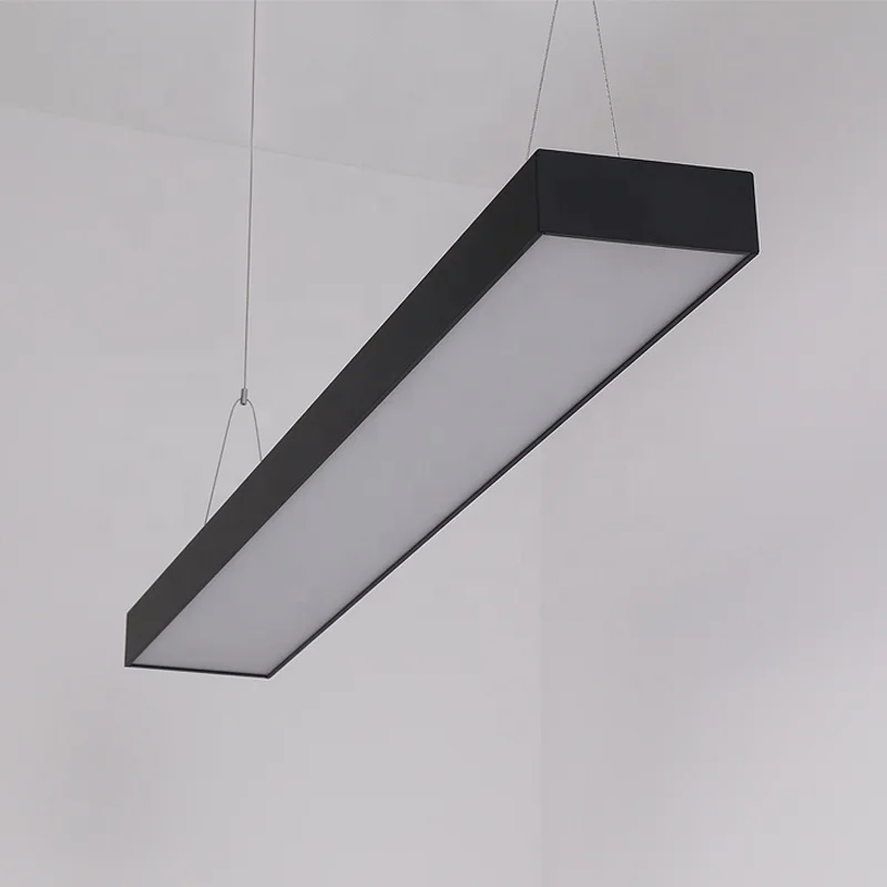 50W 1200m Length 160mm Width Hanging Lighting Lamp Hanging Light Emitting Diode Linear Light