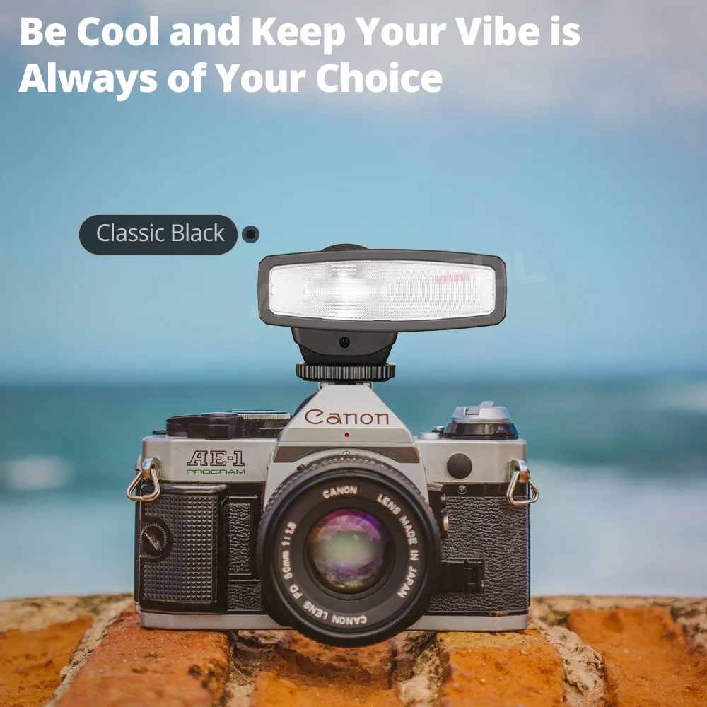 Godox Color Lux ジュニアカメラフラッシュ GN12 6000K±200K 7段階フラッシュスピードライトトリガー Canon Nikon Fuji Olympus Sonyカメラ対応