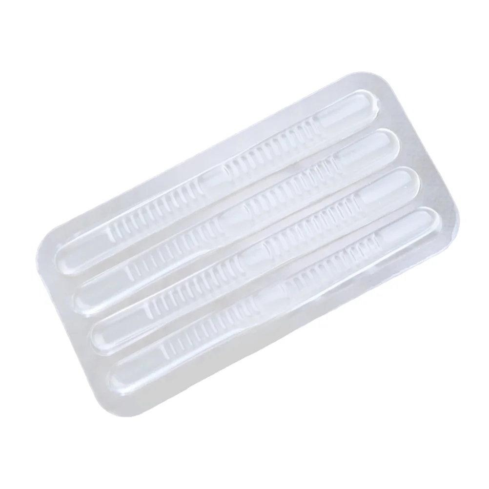 4pcs Wave Red Card Stickers Silicone Thin Heel Stickers High Heel Pain Relief Anti-Slip Shoe Cushion For Women Foot Care Tool