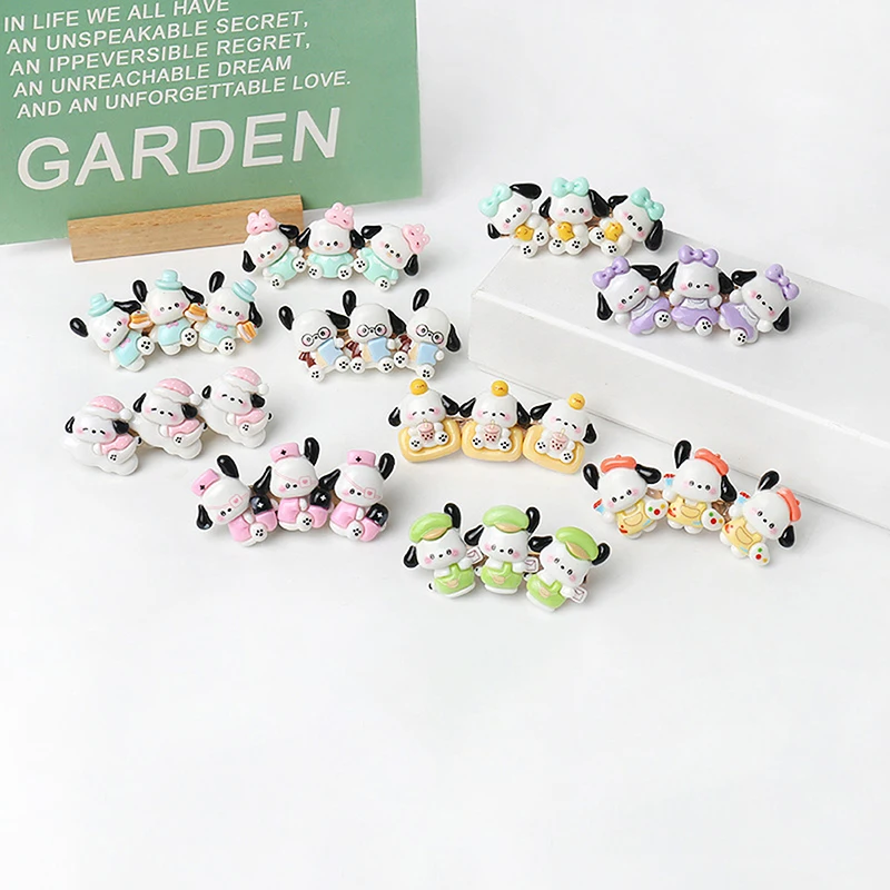 Cartoon Pochacco Hair Clip Edge Clip Headwear For Women Girls Hair Accessory Kawaii Anime Girl Side Clip Hair Accessories