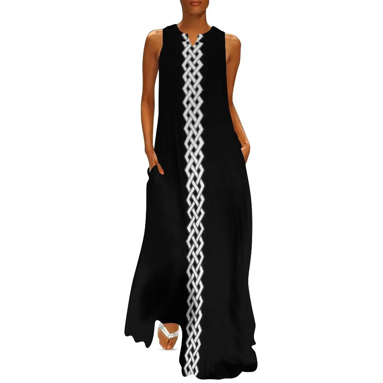

B&W Knot Long Dress long dress women summer dresses for womens 2025 Summer dresses for women summer outfits for women 2025 Dress