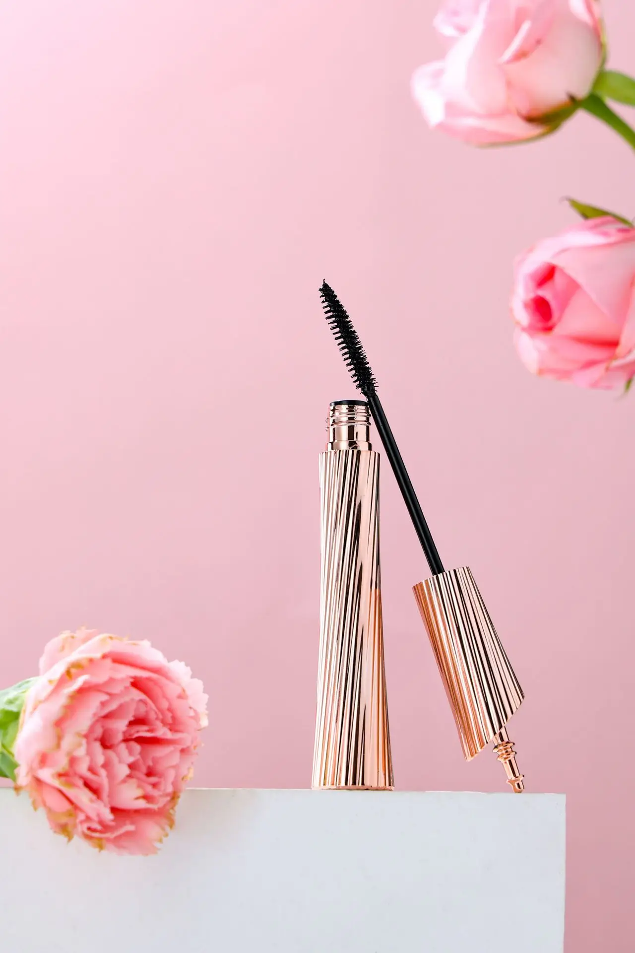 4D Fiber Lengthening Eyelash Mascara Natural Waterproof Long Lasting Black Lash Mascara Private Label Wholesale Private Label