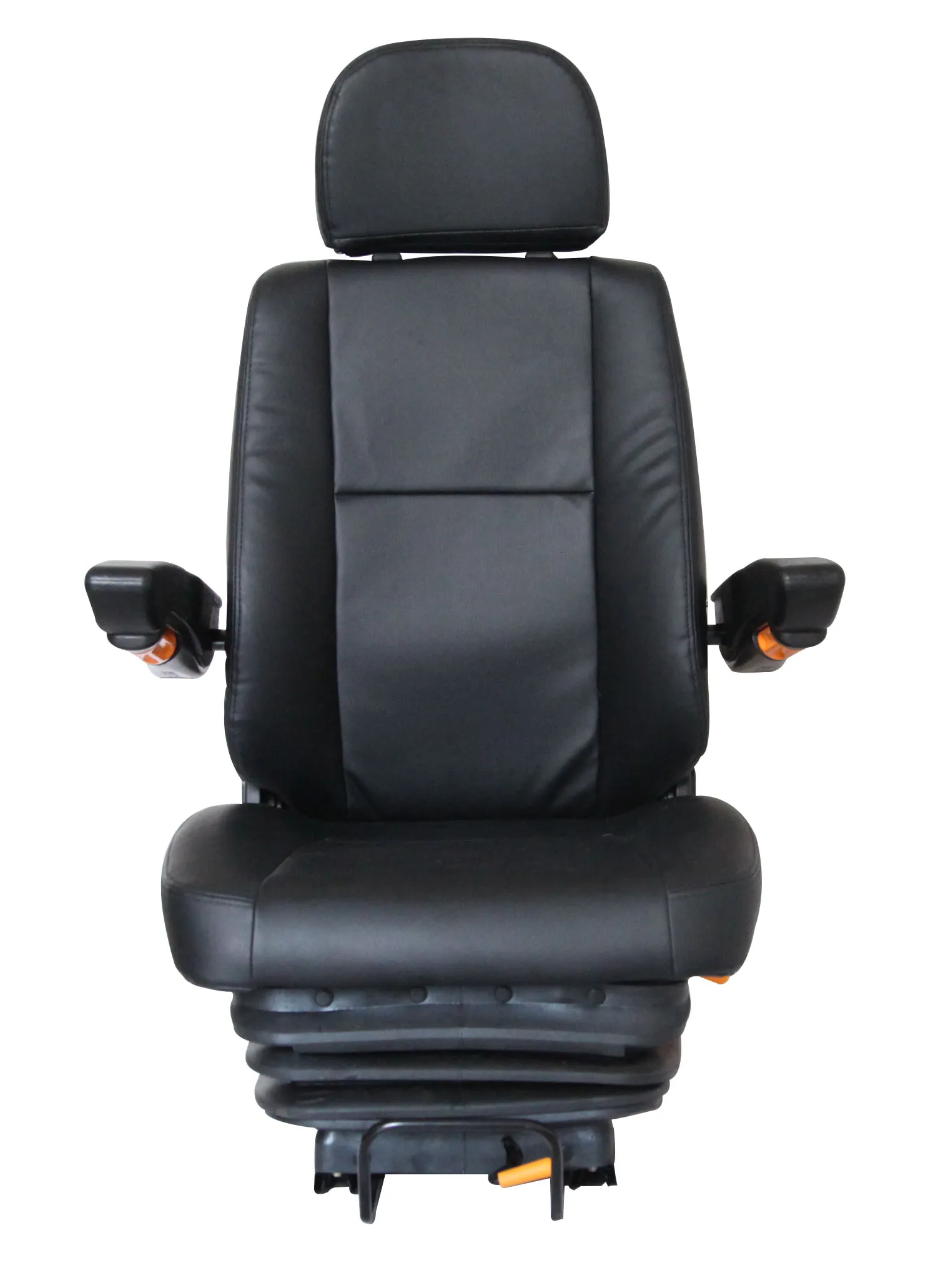 China 12V Air Suspension Truck Trailer Seat , rail car driver seat , garbage sweeper seat