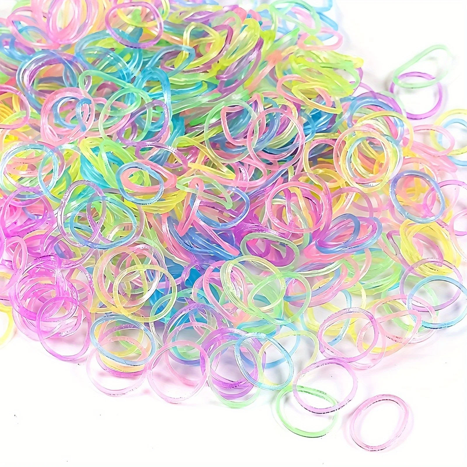 Friendship Bracelet Set, 5 Colors of Rubber Bands to Choose From, Each Color Comes with 2 Slingshots, 2 Crochet Hooks, 50 Colorful C-Clips, 50 Transparent S-Clips, Friendship Bracelet Weaving, Suitable for DIY Crafts, Jewelry Making Kit Tools and Accessories, Halloween, Christmas, Valentine's Day Gifts