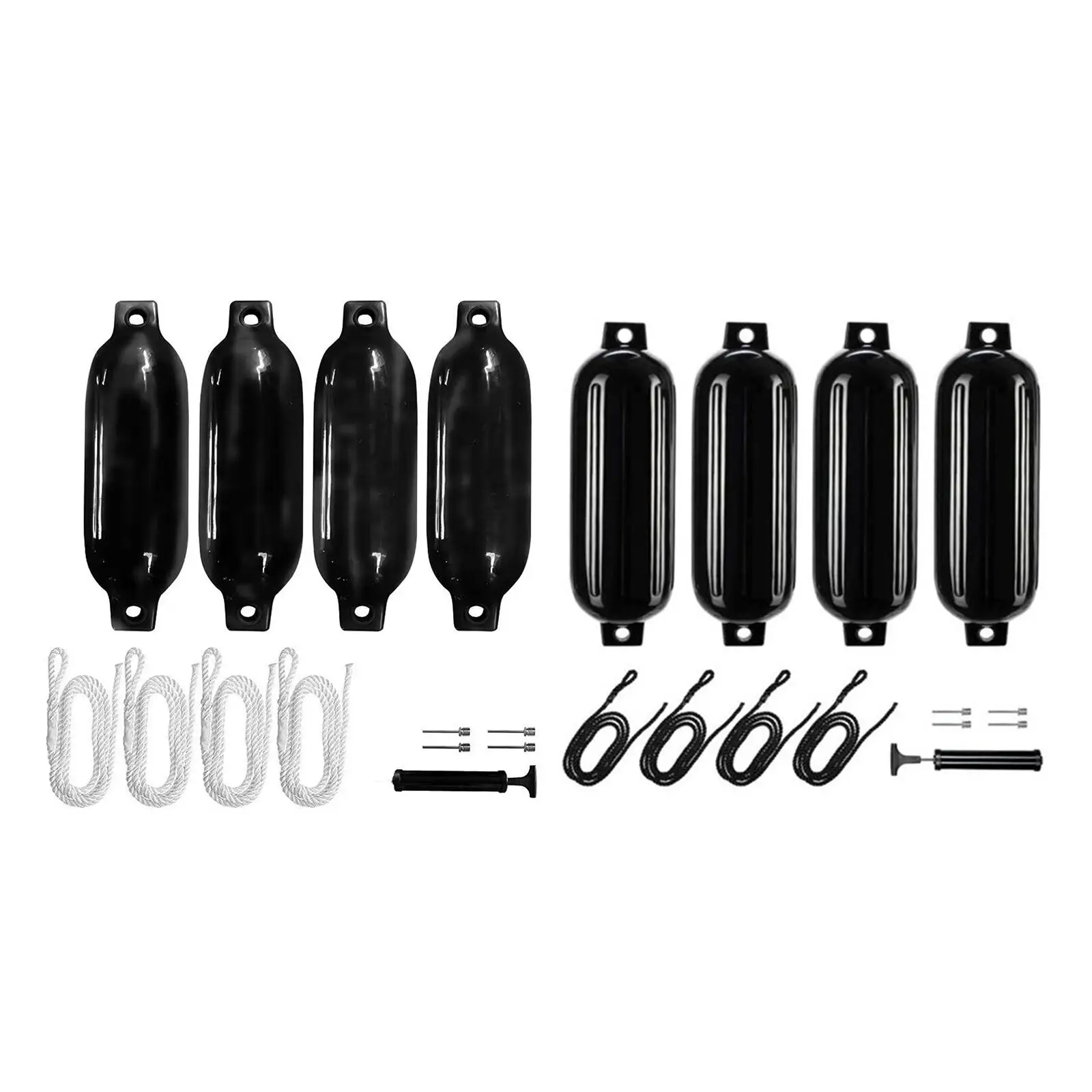 

4 шт. крылья для лодок 4 11x40 см 1 воздушный насос для басовых лодок, спортивных лодок, аксессуары для парусников, бамперы для лодок для стыковки