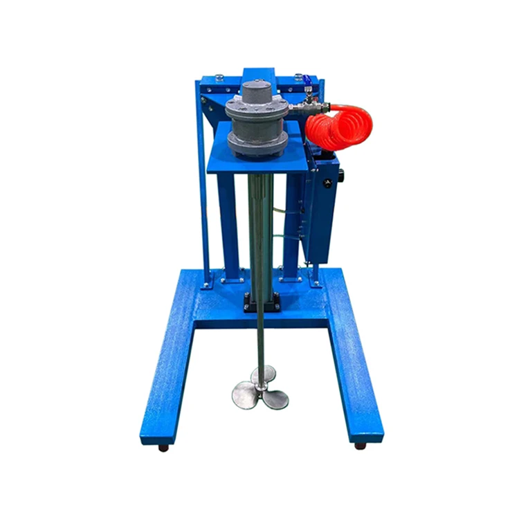 Pneumatic Mixer with Trolley for 100L Tank, Air Agitator, Pneumatic Stirrer Pneumatic Lifting Type