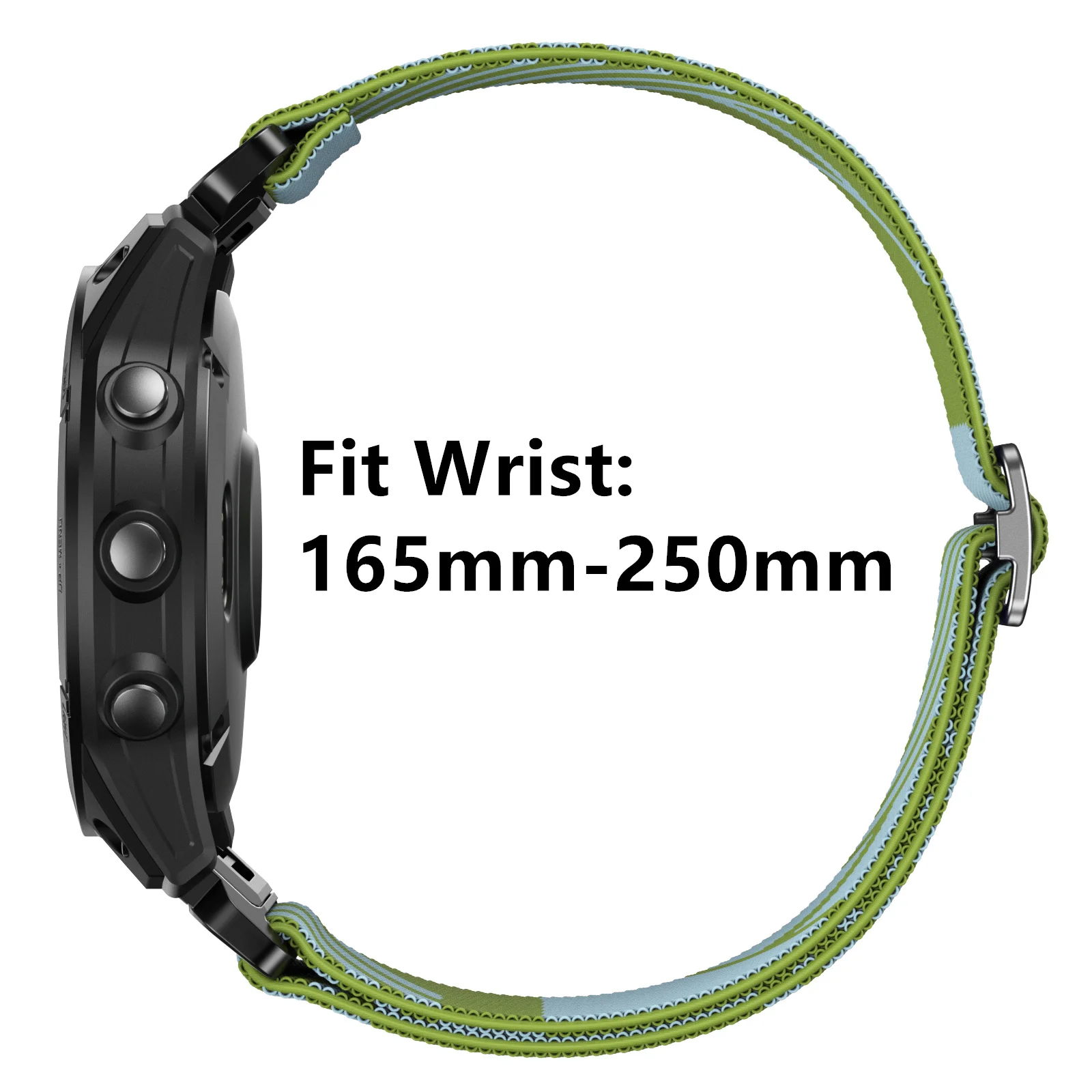 22mm Elastic Nylon Band for Garmin Fenix 5 6 7 Quick Fit Strap for Instinct/Forerunner 965/955/Approach S62 Watchband Bracelet