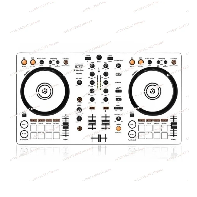 Suitable for D-F4 all-in-one machine flx4 controller disc player  sticker white