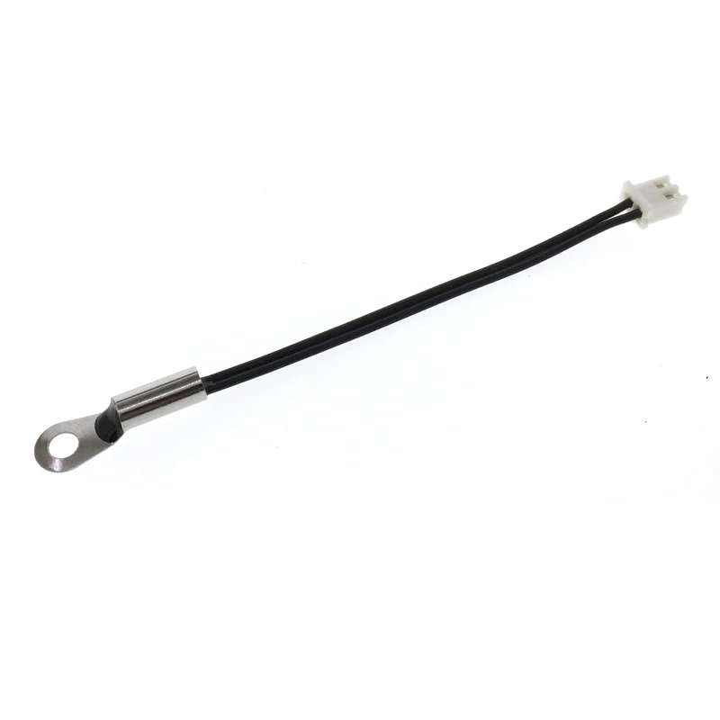 1PCS 10K B3380 Surface Fixed Temperature Probe M4 Pore Diameter 4 MM NTC Thermistor  Sensor Long 7CM XH2.54-2P Plug