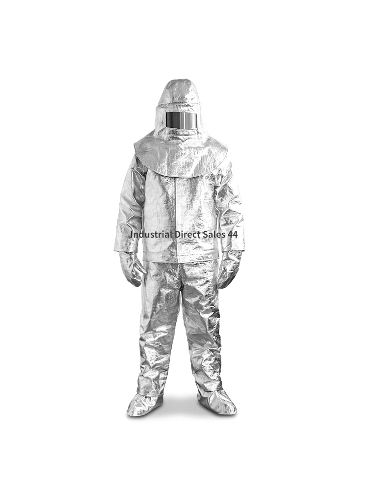 Fire insulation suit, 500 degrees Celsius, 1000 degrees Celsius, high temperature resistant protective work suit, anti scalding