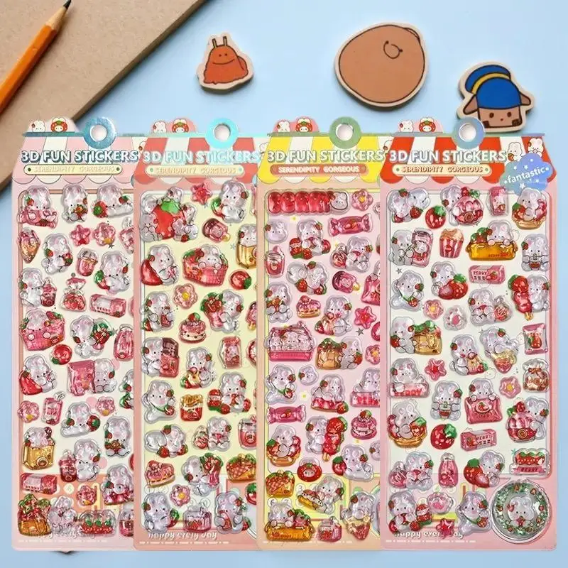 Beautifully Designed 3D Animal Stickers, Great for Handcrafts, Diaries, device Decor & Gifts, by Anime Worlds Store