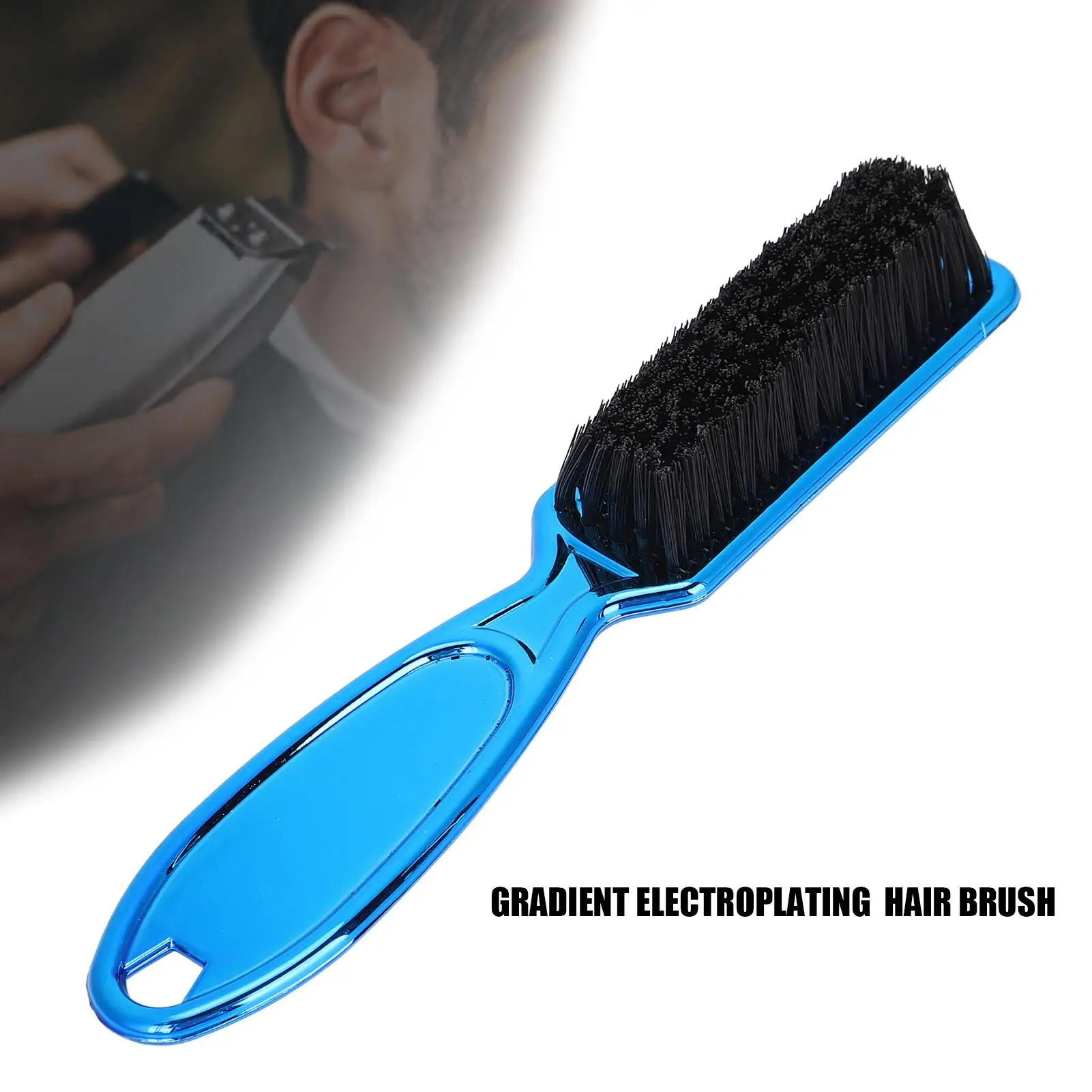 فرشاة تصفيف اللحية فرشاة شعر ذات شعيرات ناعمة مضادة للكهرباء الساكنة للاستخدام المنزلي في الصالونات