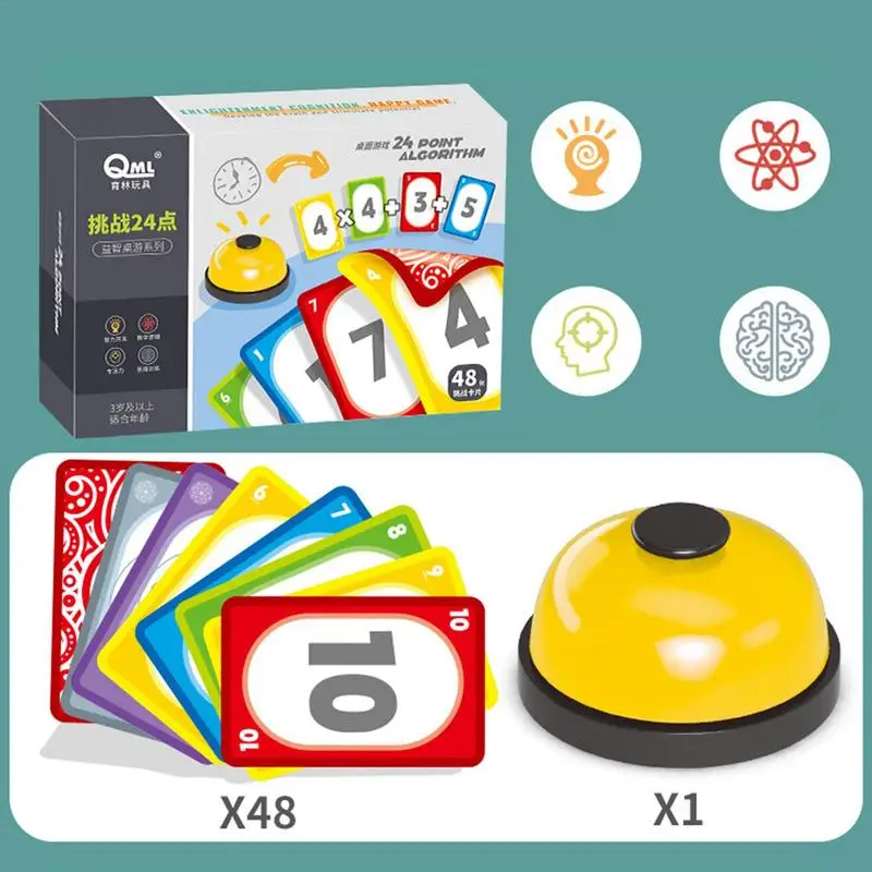 24 Vermenigvuldiging Flashcards Flashcards Montessori Baby Kids Vroeg Educatief Speelgoed Cadeau Voor De Kleuterschool