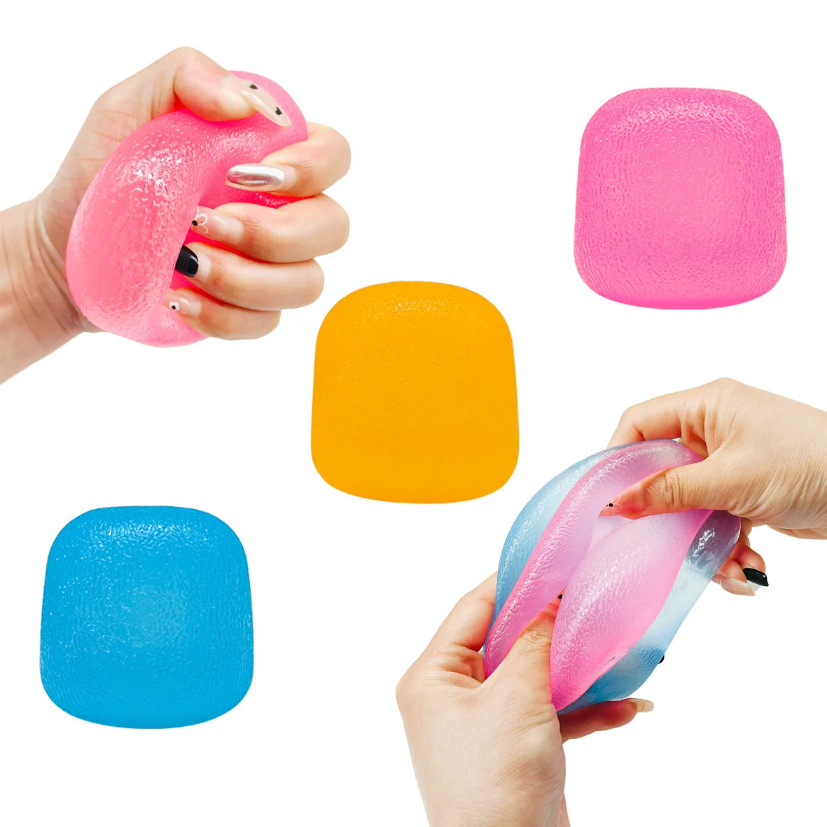

Marshmallow Squeeze Ball Color Changing In Sunlight Squishy Stress Relief Toy Cylindrical Fidget Toy For Adult Anxiety Blind Box