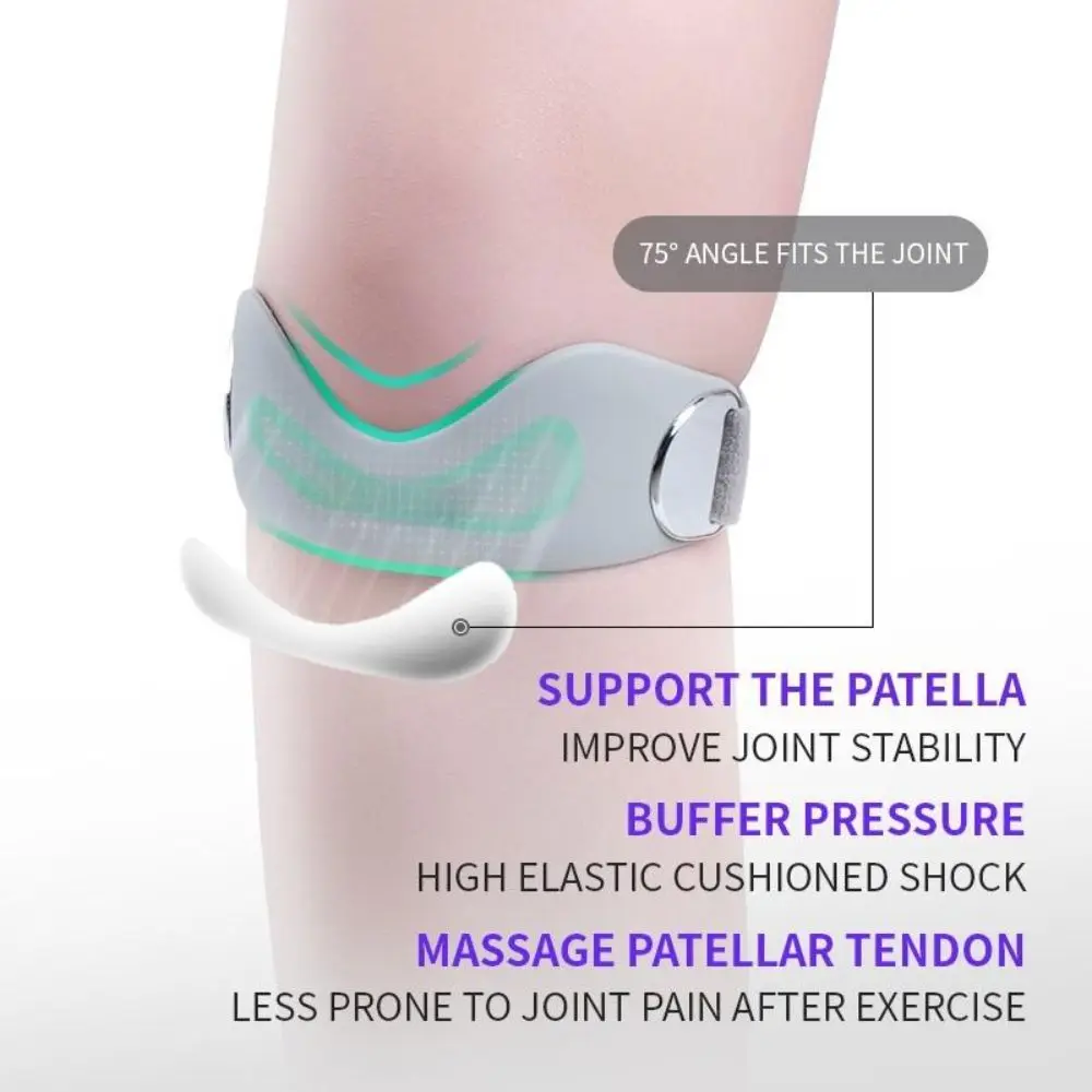 Silicone Patella Tendon Knee Straps Fixed Protection Knee Support Knee Sports Support Band Knee Care Flexible Knee Support Brace