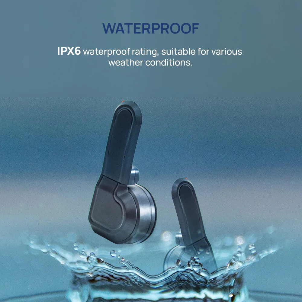 Motorrad Bluetooth Helm Headset Doppel Ohren Sprachsteuerung Freisprechen BT5.3 Wasserdichte Kopfhörer Musik Mikrofon Player