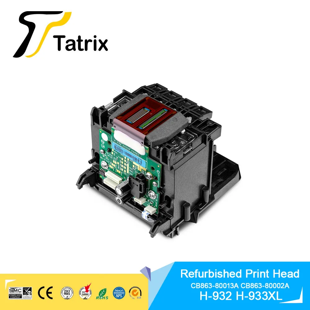 Tatrix CB863-80013A CB863-80002A 932 933 932XL 933XL Printhead Printer Print Head For HP 6700 7110 7600  6060e 6100 6100e 6600