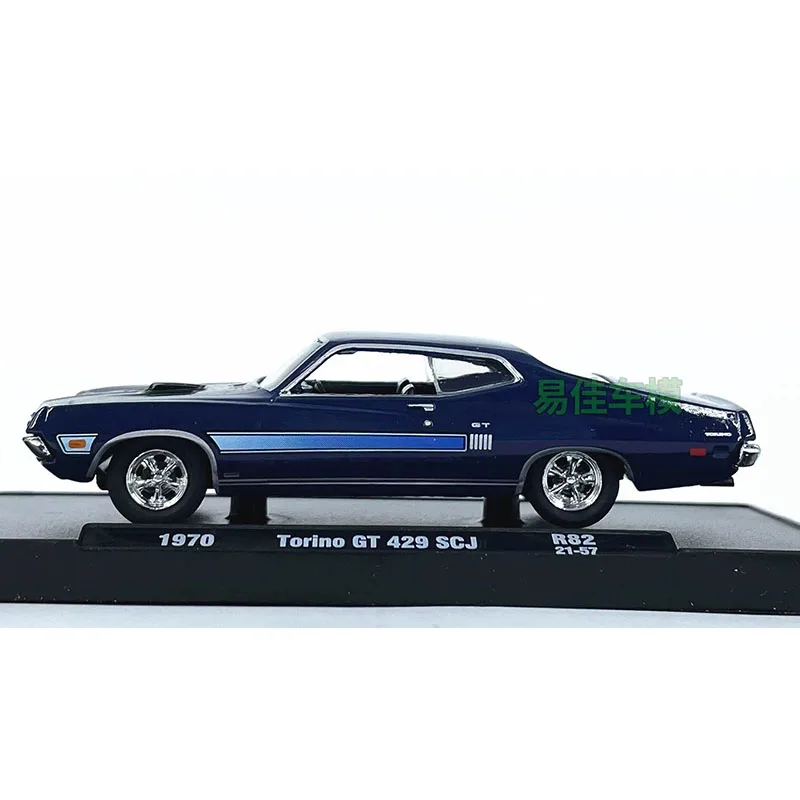 

M2 литой под давлением сплав 1/64 1970 Torino 429 SCJ модель автомобиля коллекция статический дисплей орнамент игрушка в подарок