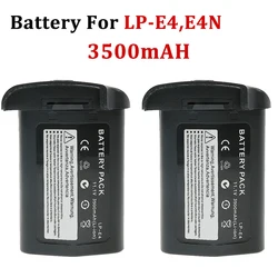 2PCS LP-E4N LPE4 11.1V 3500/4000mAh  Battery For Canon EOS 1DX MARK 2/ 1DX / 1DS MARK 3/1D MARK 3/1D MARK 4 Camera Battery