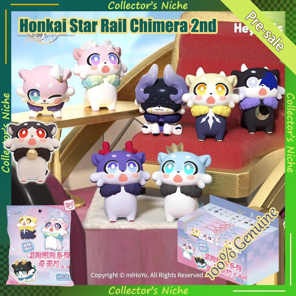MiHoYo Original Honkai Star Rail Awoo Awooo Chimera 2. Serie Mini Blind Box Anime-Figur Mystery Box Kawaii Puppe Geschenk Spielzeug