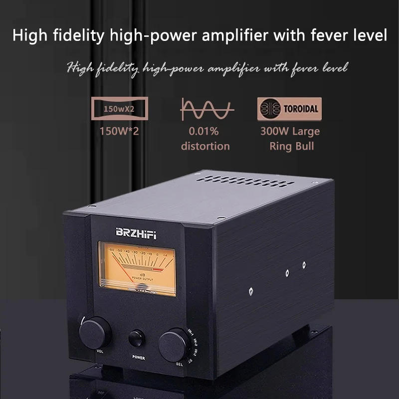 

Weiliang Audio PA-417 Audiophile Hi-Fi Power Amplifier 300W Stereo Home Amplifier