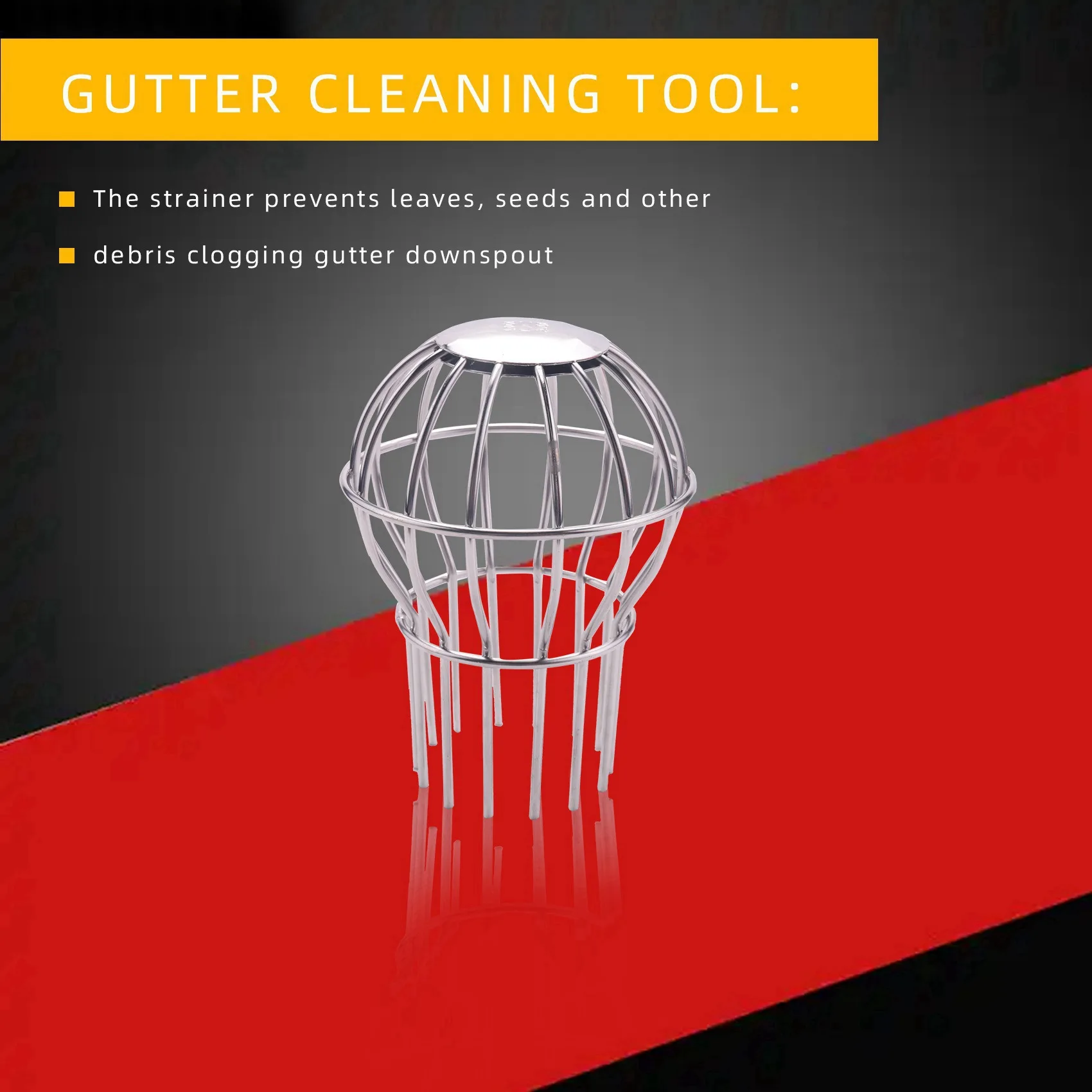 Drain Outdoor Roof Anti - Blocking Line Cap Round Net Cover Drainage Floor Line Leak Gutter Guard Filter-75