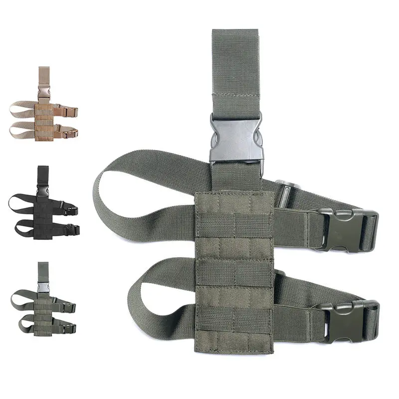 Drop Leg Molle Hunting Thigh Adjustable Right Handed Platform Panel Tactical Holster