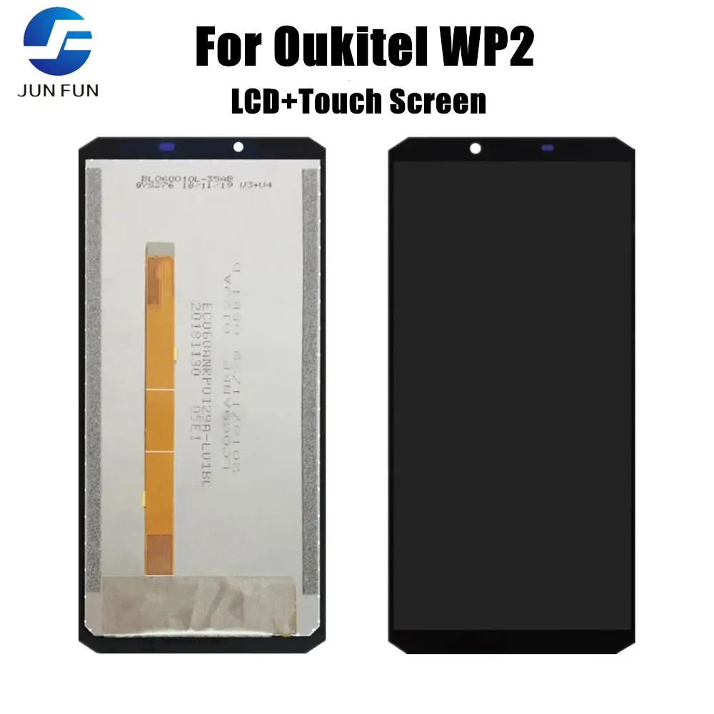 

Мобильный ЖК-дисплей для Oukitel WP2 WP3 WP5 PRO WP6 WP8 PRO, ЖК-дисплей с сенсорным экраном, дигитайзер, панель, стекло, датчик объектива