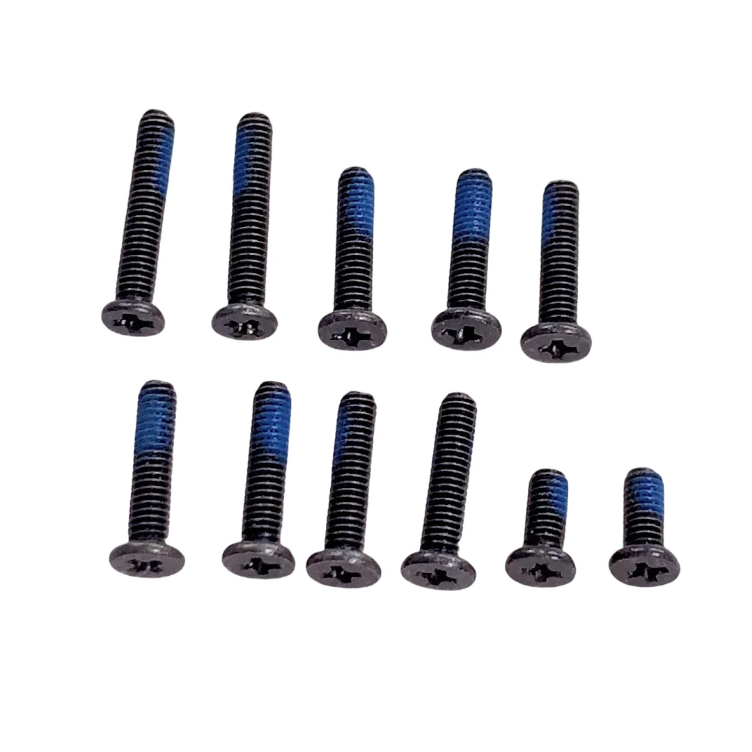 New 11pcs Laptop Bottom Base Case Cover Screws For ASUS TUF FA506 FX506 Black