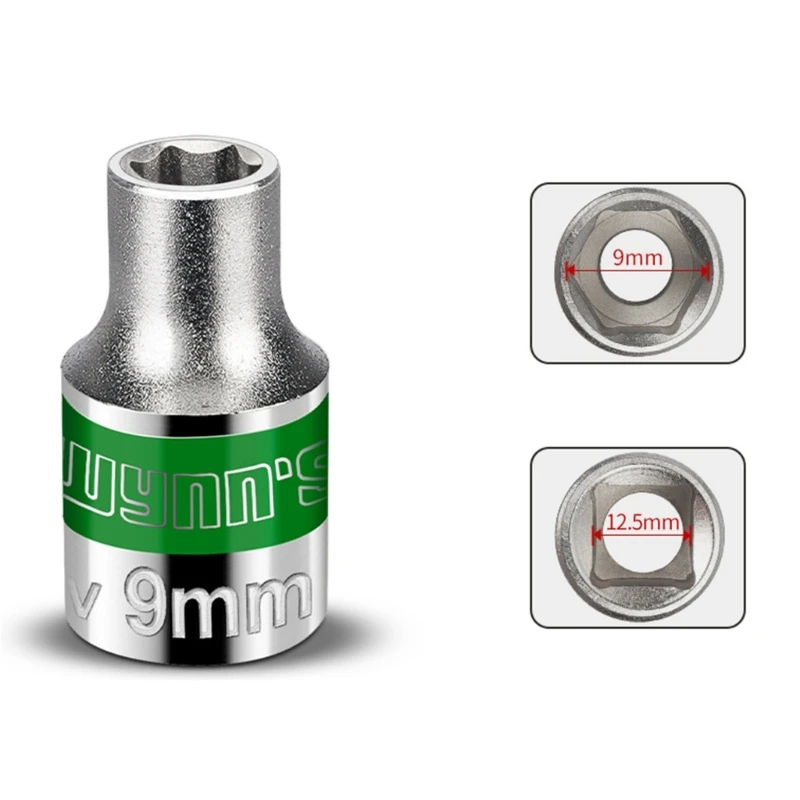 Juego llaves hexagonales con cabeza 8-30mm, 12,5mm, llave tubo, hexágonos métricos