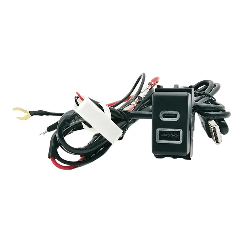 Reliable-12V/24V Dual USB Ports QC3.0 Charging Adapter For Nissan Sylphy X-Trail Patrol Y62
