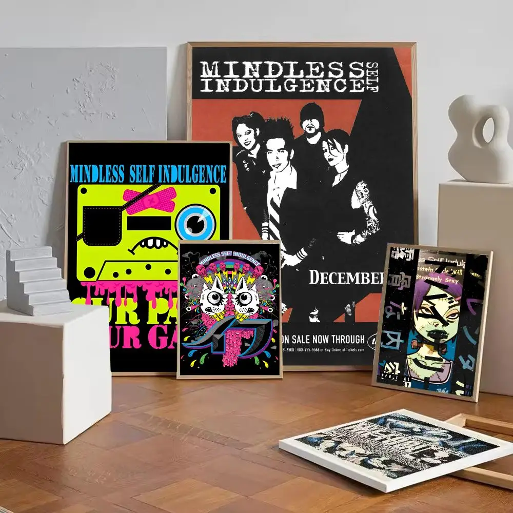 Electronic Rock M-Mindless Self Indulgence Poster Art poster movie mural family childrens room wall decoration print Gift