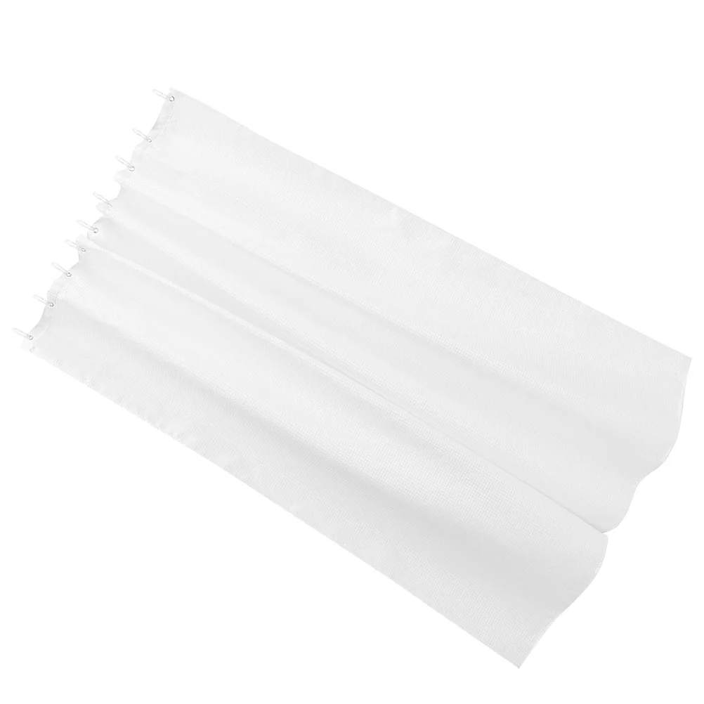 

Easy Install Waterproof Shower Curtain Hooks Solid Bath Decor Shower Curtains Plain Bath Curtain Bedroom Shade