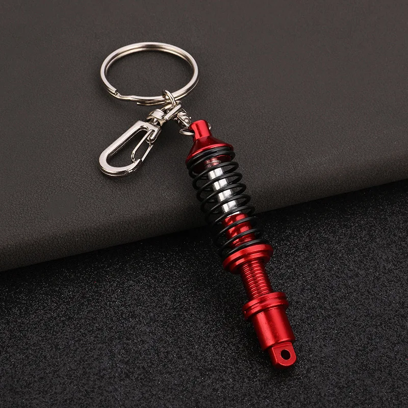 Modified Spring Shock Absorber Model Keychain Hanger Advertising Promotion Car Keychain