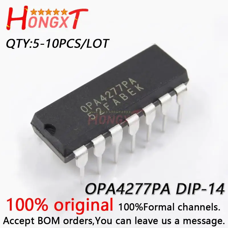 5-10PCS 100% New OPA4277PA DIP-14.