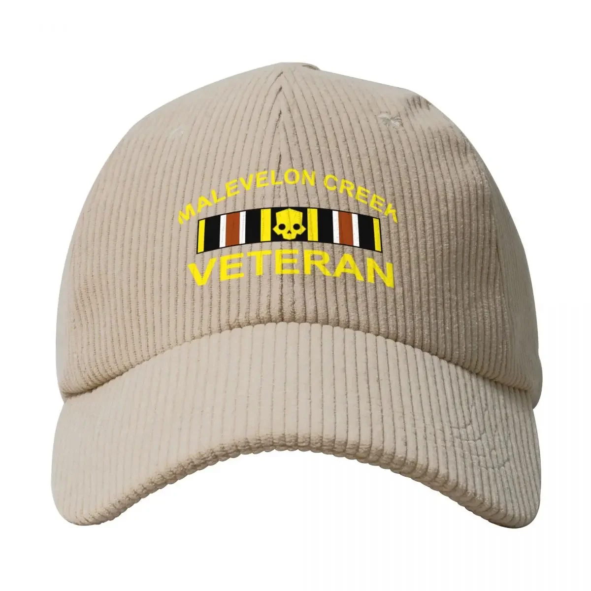 Malevelon Creek Veteran Helldivers 2 Corduroy Baseball Cap Anime Hat Cosplay Mens Hats Women's