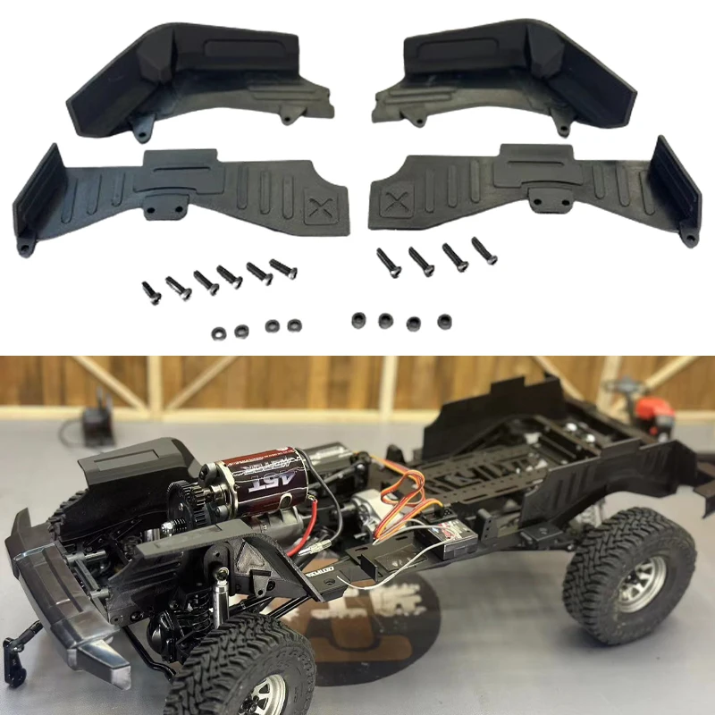 1 Set Wheel Eyebrow Lining Fender for 1/10 RC Crawler Car Traxxas Rc4wd Wrangler Frame Dedicated Accessories