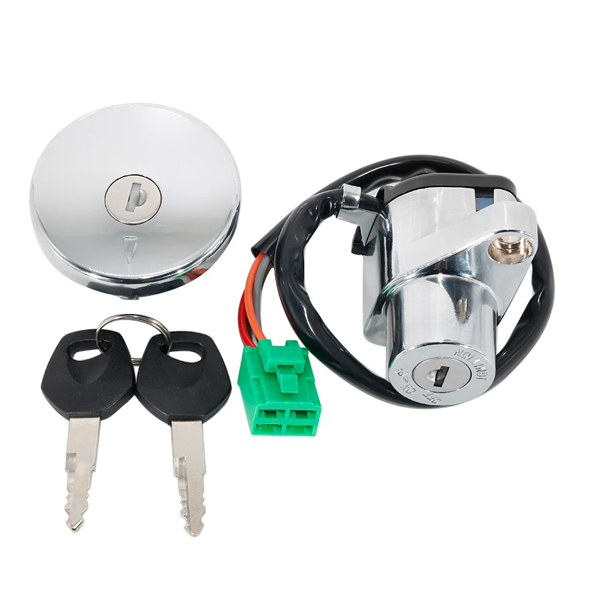 Motorcycle Seat Lock Key Set Fuel Gas Cap Kit Ignition Switch For Suzuki LS650 Savage LS650 Boulevard S40 OEM:37100-24844