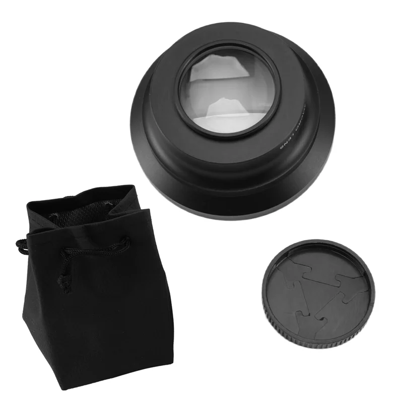 Professional 37Mm Macro+72Mm Wide Angle Lens 0.39X Full HD For 4K Camcorder-N34R