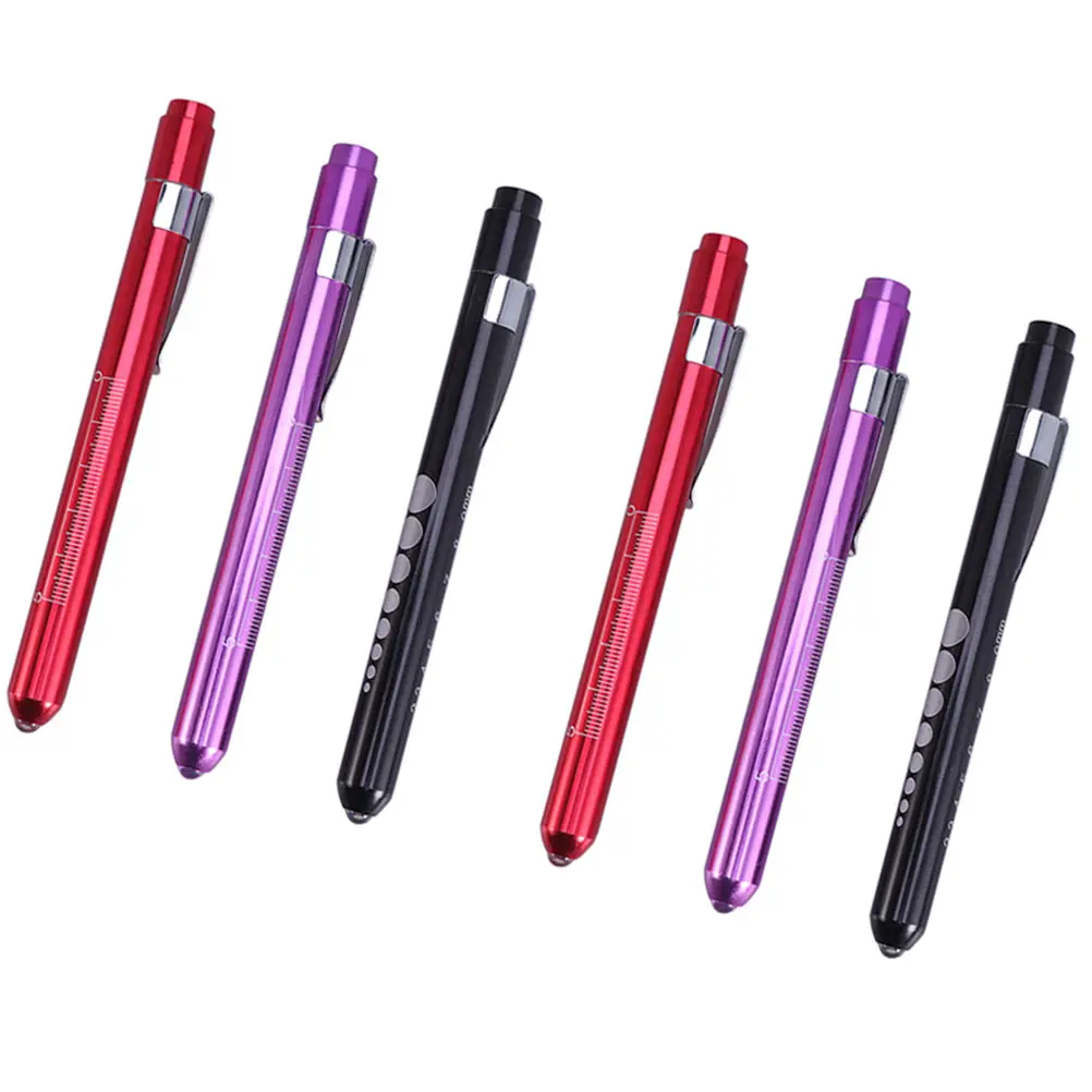 

6 LED Pens Mini Portable UV Pen Light for Daily Use Nurse Lightweight Pen Light For Daily Use Easy to Carry Store