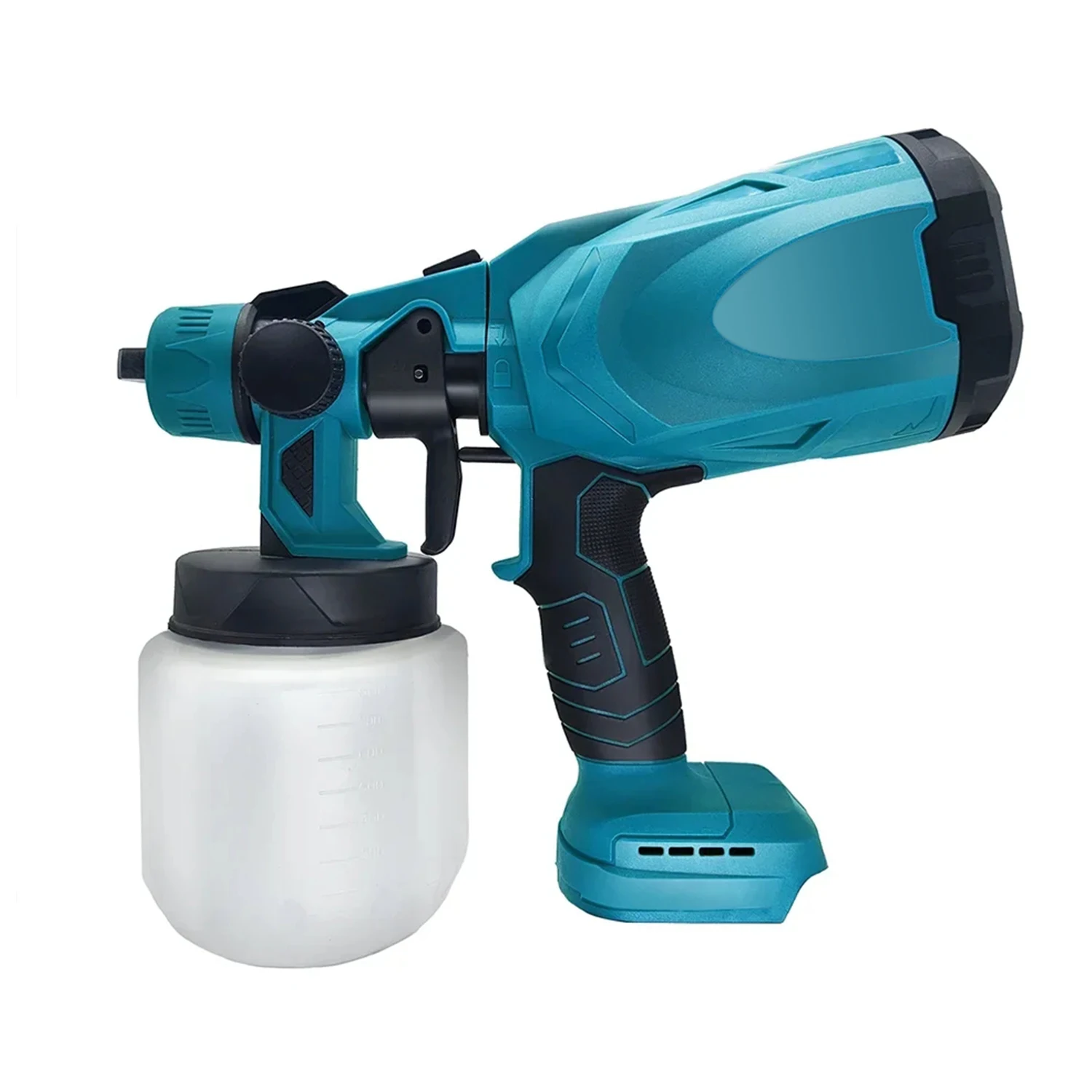 Electric Spray Gun Portable Cordless Paint Sprayer Auto Furniture Steel Coating Airbrush  Compatible For Makita 21V Battery