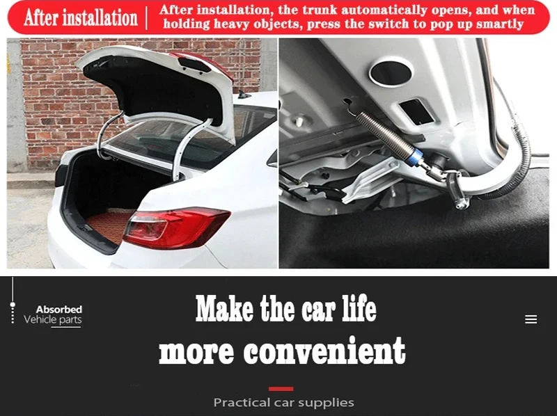Kofferraumdeckel Automatisch Öffnen Werkzeug Start Lift Einstellbare Metallfeder Gerät Für Geely Emgrand Vorwort Vision Emgrand Binrui – Detail 13