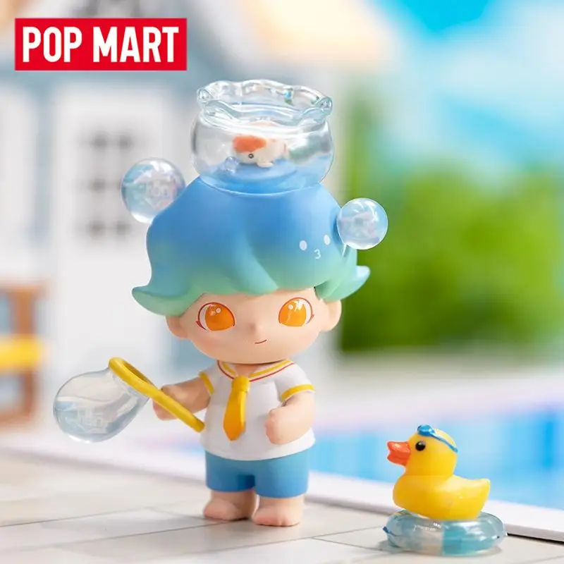 

POP MART Dimoo Pet Vacation Series слепая коробка Mystery Box Guess Bag игрушки куклы милые аниме фигурки настольные украшения коллекция подарок