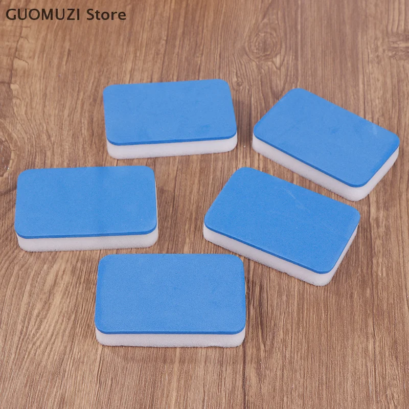 5PCS Professional Table Tennis Racket Cleaning Sponge Cleaning Agent Rubber Sheet Cleaning Sponge Clean Racket Care Accessories