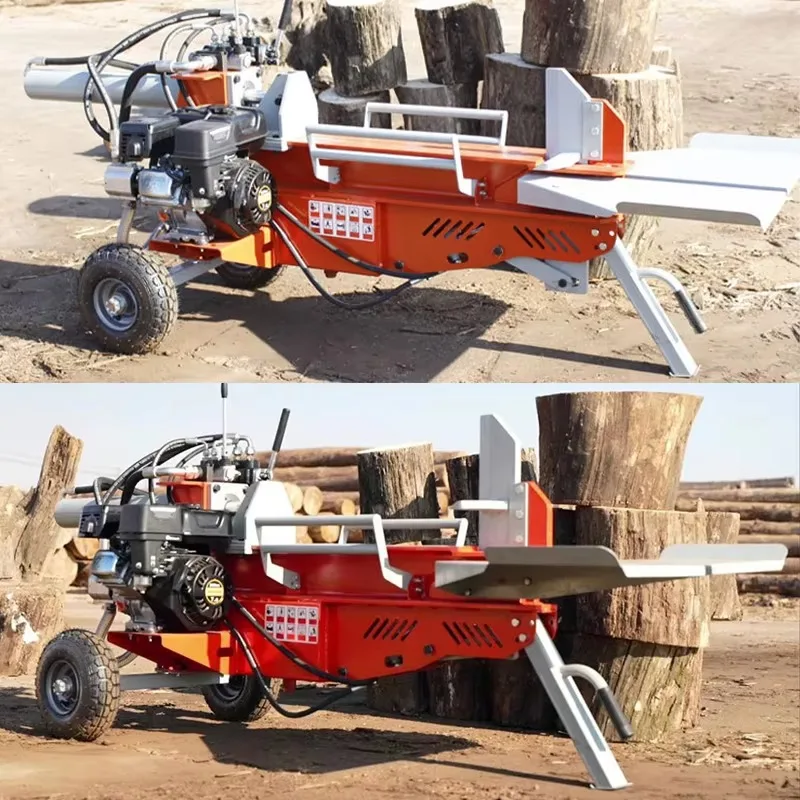 

8t Electric Hydraulic Portable Wood Splitter - Powerful Wood Cutter Machine