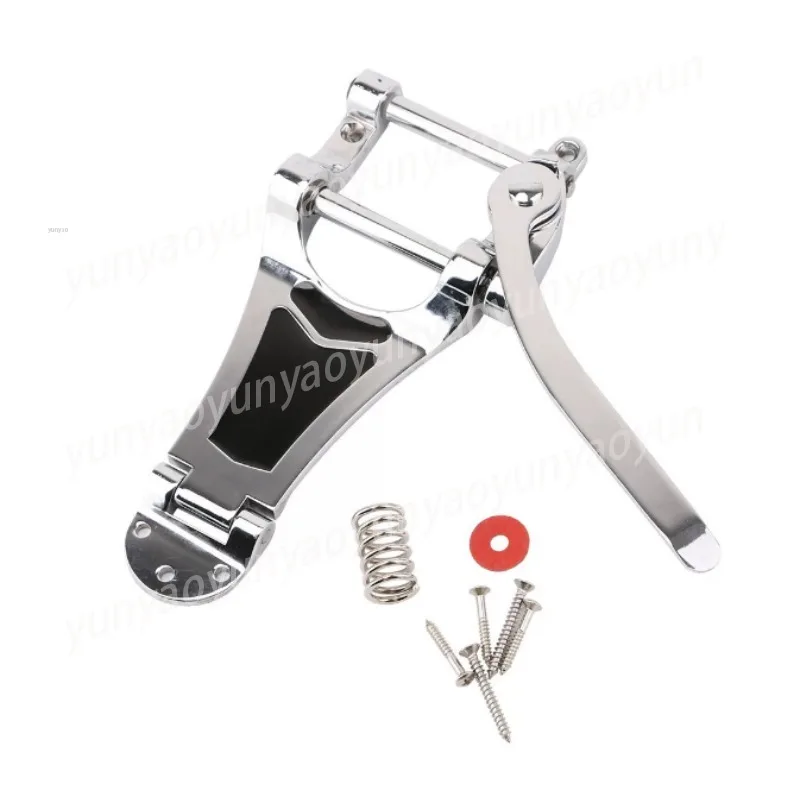 Old School Tremolo Bar, Guitar Whammy Arm Upgrade for Jazz Hollow Body, Nickel Plated